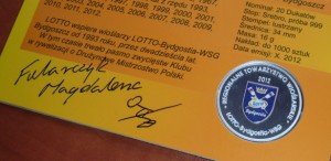 20 dukatów w blistrze z autografem Magdaleny Fularczyk