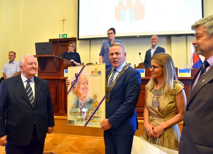 Zygfryd Żurawski wyróżniony na sesji Rady Miasta Bydgoszczy